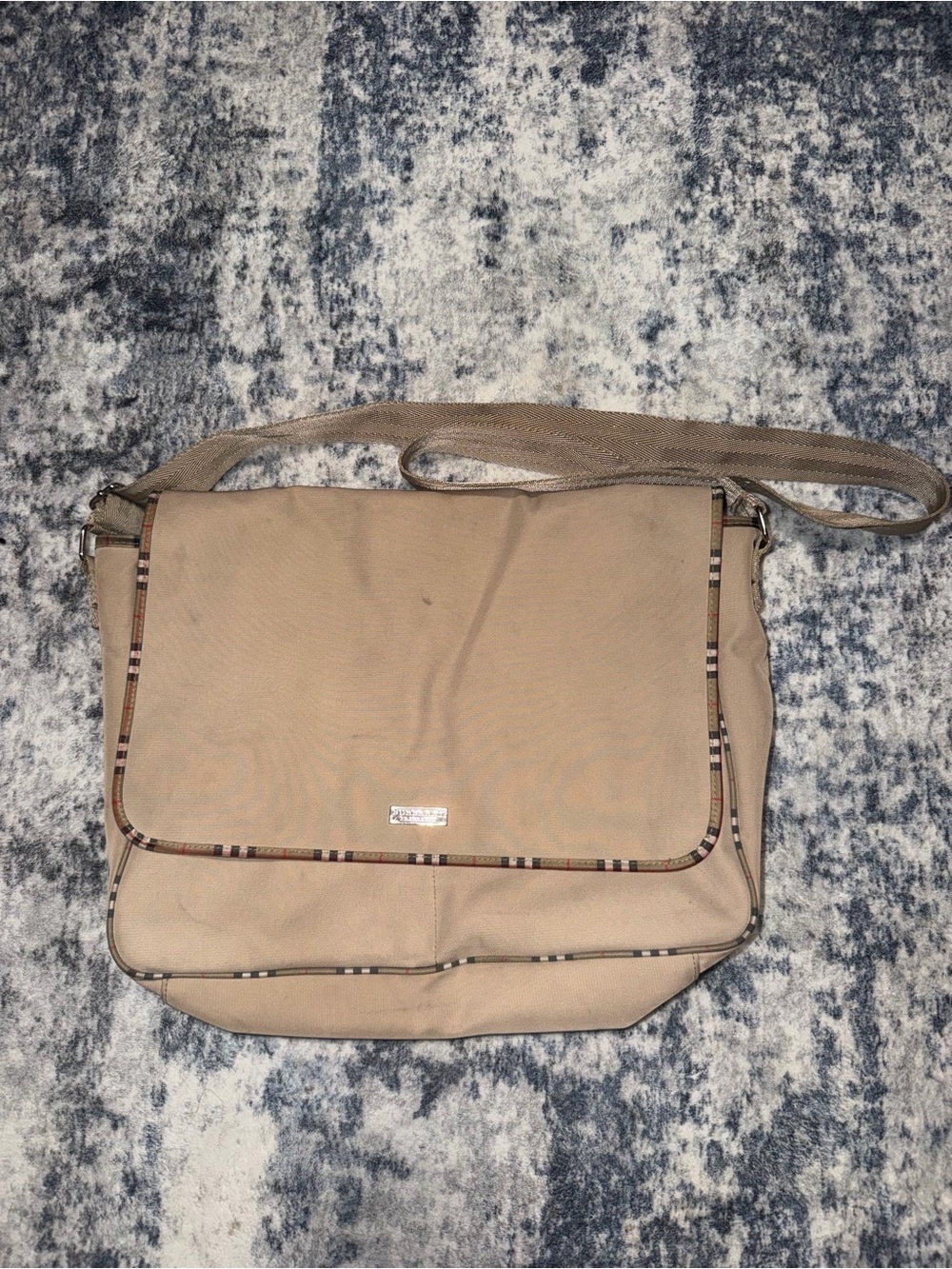 Burberry Canvas Messenger Bag